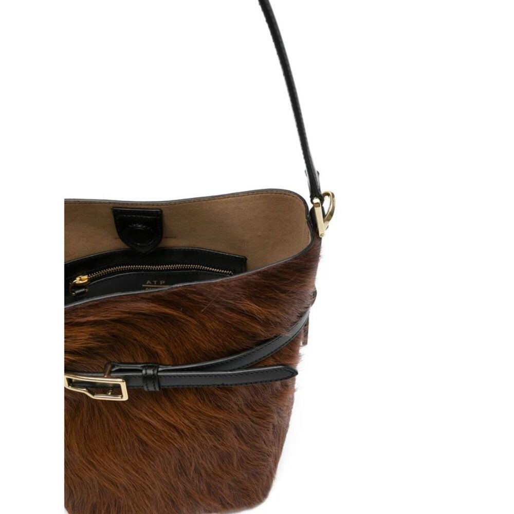 Atp Atelier Brown Shoulder Bags Women - Picture 2 of 5